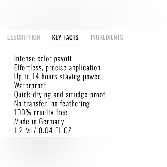 INKLINER LIQUID EYELINER
SILKY-MATTE WATERPROOF LINER - Picture 8 of 9